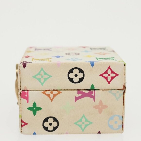 LOUIS VUITTON Monogram Multicolor Jewelry Box White LV Auth 96899A - Picture 4 of 16